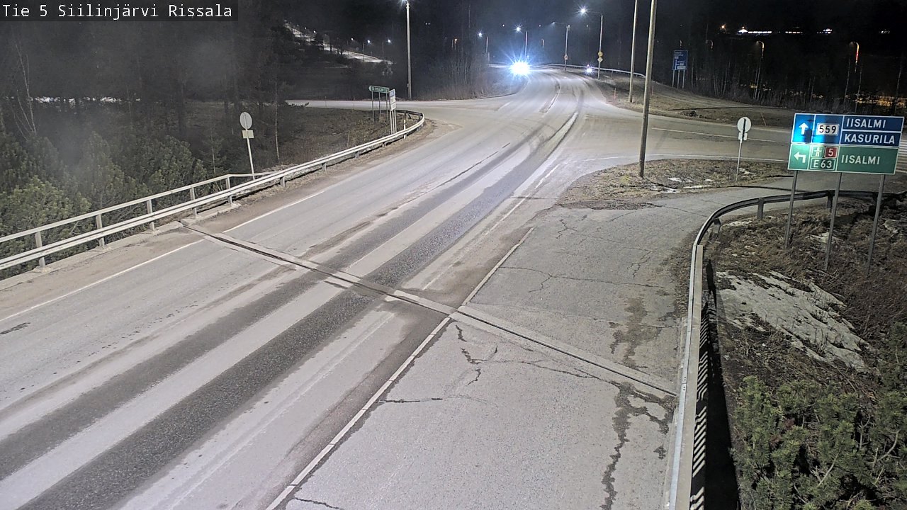 Weather Camera Image Väg 5 Siilinjärvi, Rissala, Siilinjärvi, Pohjois-Savo
