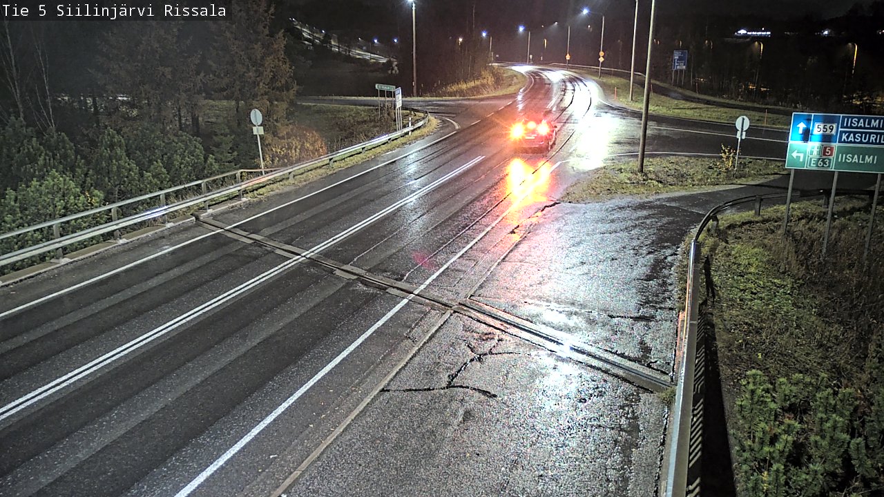 Weather Camera Image Väg 5 Siilinjärvi, Rissala, Siilinjärvi, Pohjois-Savo