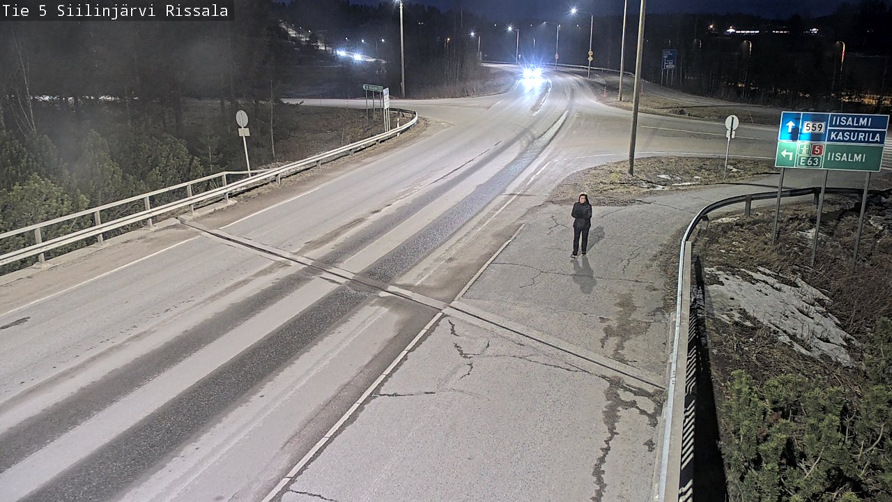 Weather Camera Image Väg 5 Siilinjärvi, Rissala, Siilinjärvi, Pohjois-Savo