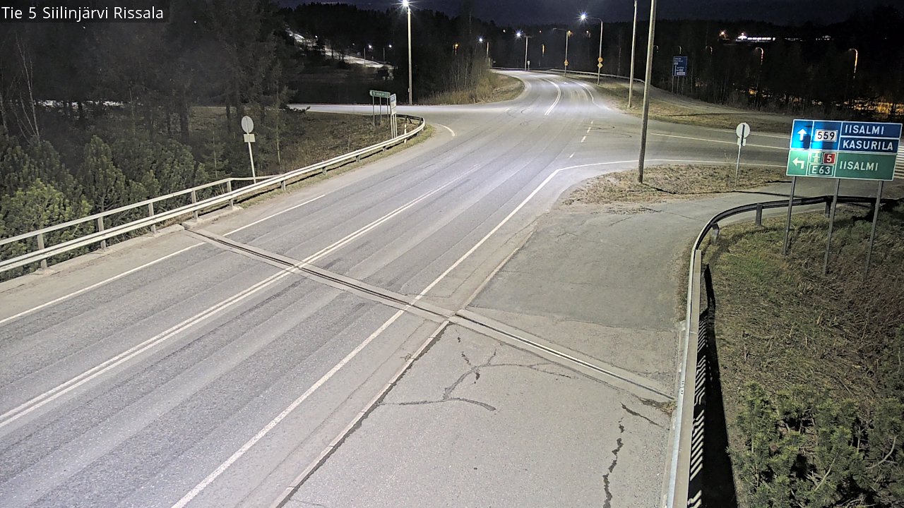 Weather Camera Image Väg 5 Siilinjärvi, Rissala, Siilinjärvi, Pohjois-Savo