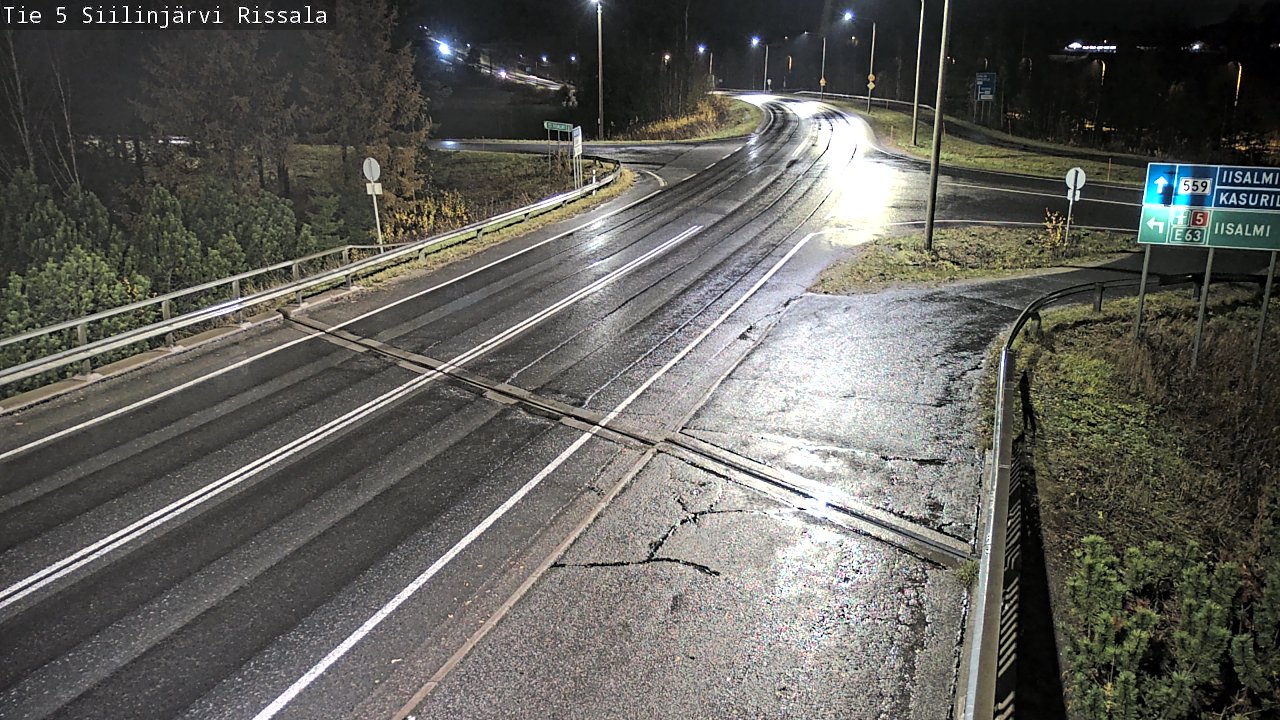 Weather Camera Image Road 5 Siilinjärvi, Rissala, Siilinjärvi, Pohjois-Savo