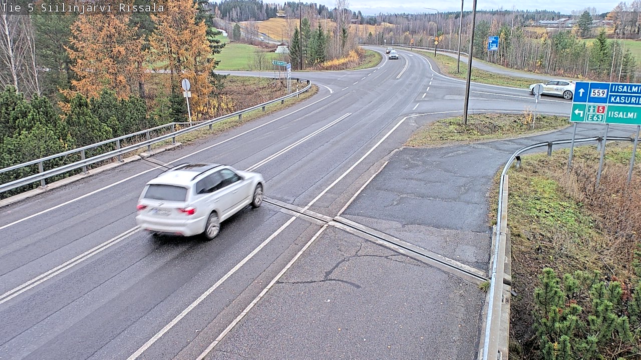 Weather Camera Image Väg 5 Siilinjärvi, Rissala, Siilinjärvi, Pohjois-Savo