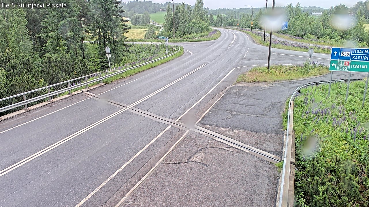 Weather Camera Image Väg 5 Siilinjärvi, Rissala, Siilinjärvi, Pohjois-Savo