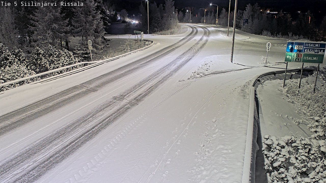 Kelikamerat Kuva Tie 5 Siilinjärvi, Rissala, Siilinjärvi, Pohjois-Savo