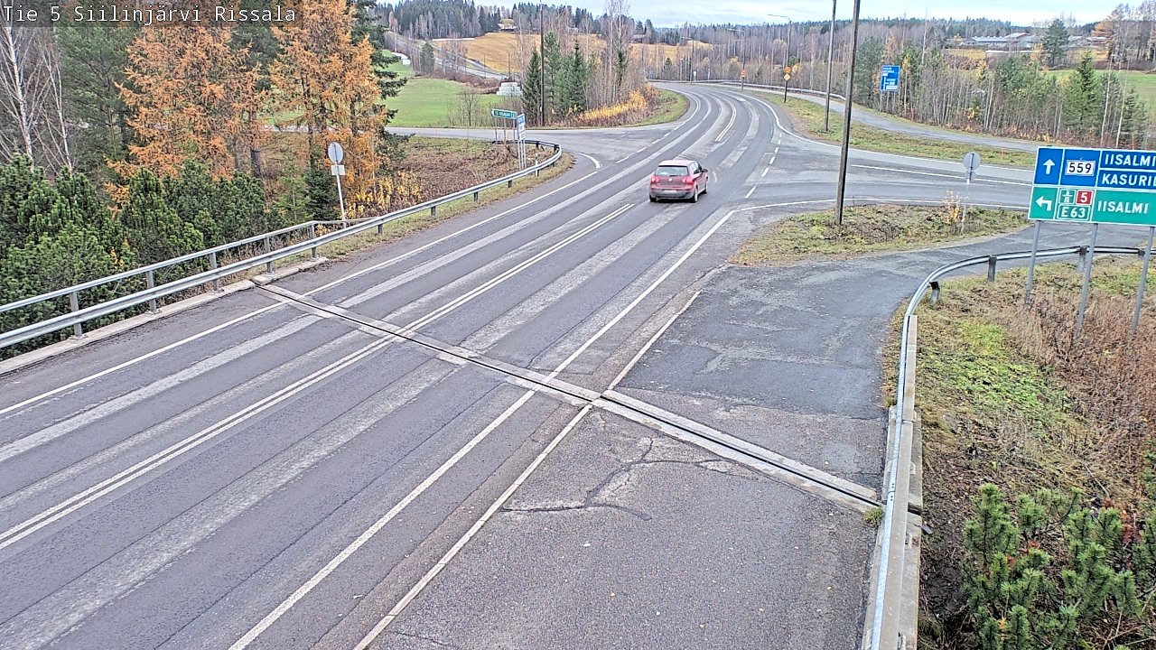 Weather Camera Image Väg 5 Siilinjärvi, Rissala, Siilinjärvi, Pohjois-Savo