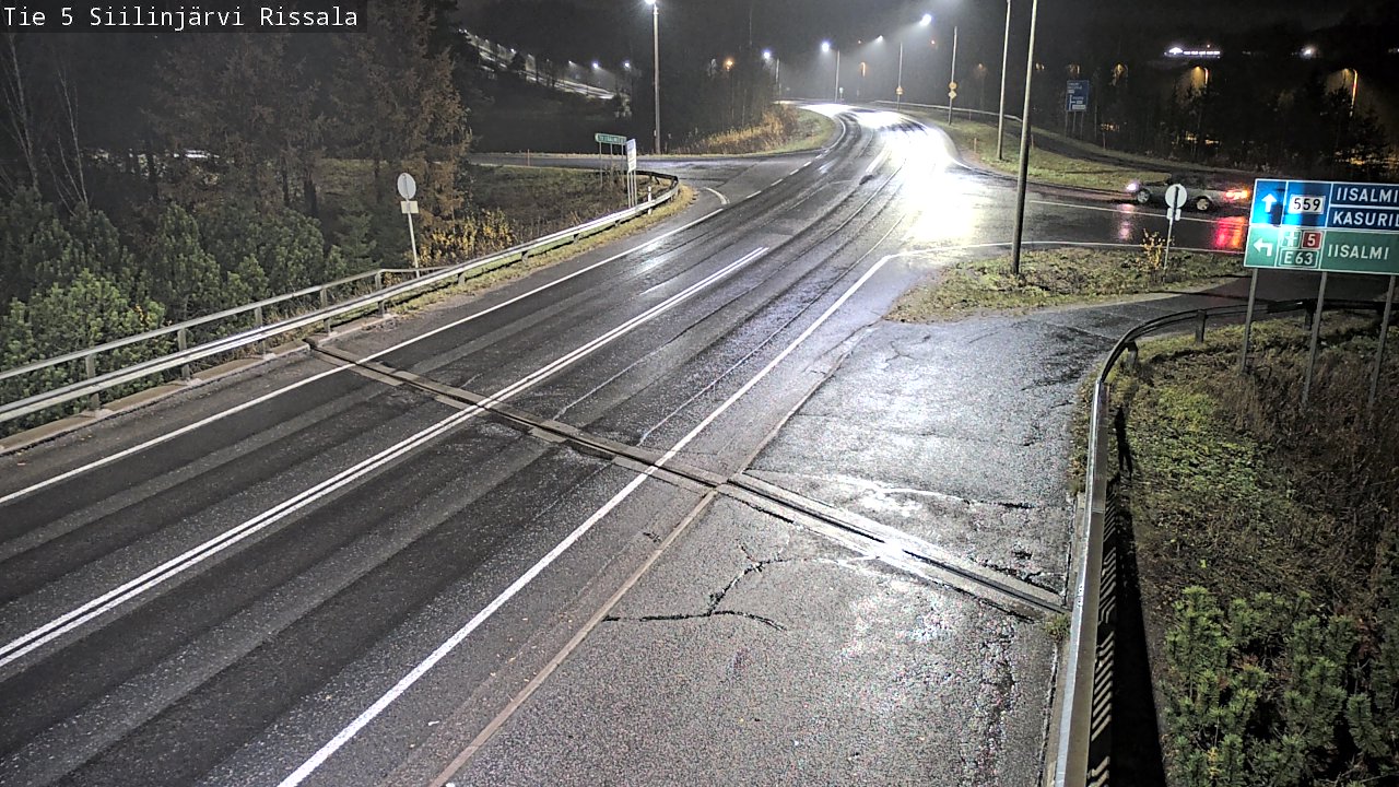 Weather Camera Image Road 5 Siilinjärvi, Rissala, Siilinjärvi, Pohjois-Savo