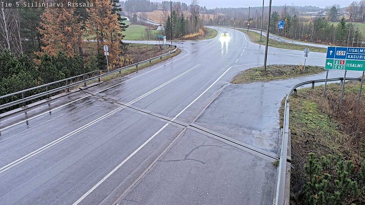 Weather Camera Image Väg 5 Siilinjärvi, Rissala, Siilinjärvi, Pohjois-Savo