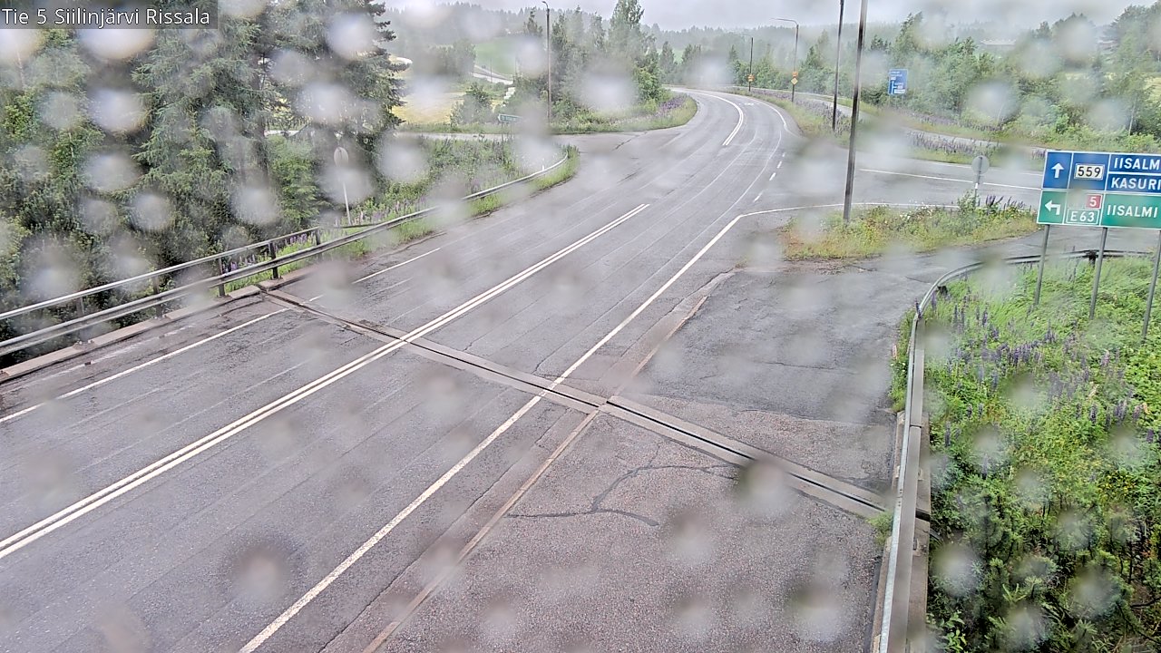Weather Camera Image Väg 5 Siilinjärvi, Rissala, Siilinjärvi, Pohjois-Savo