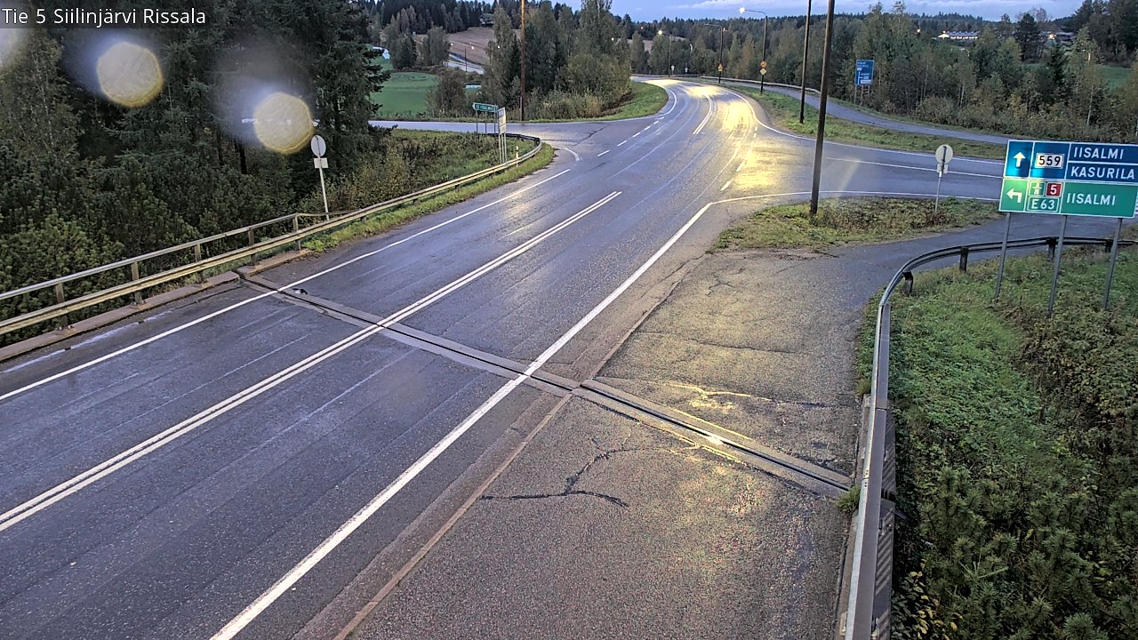 Weather Camera Image Road 5 Siilinjärvi, Rissala, Siilinjärvi, Pohjois-Savo