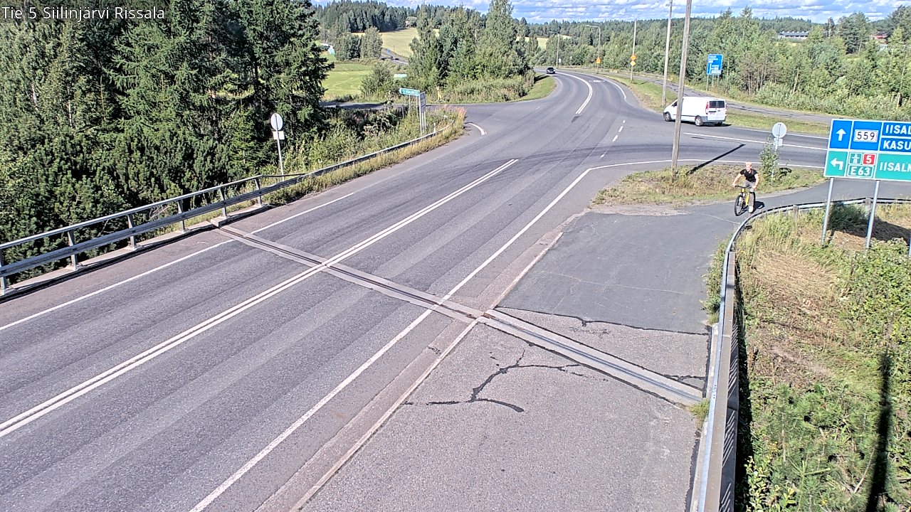 Weather Camera Image Road 5 Siilinjärvi, Rissala, Siilinjärvi, Pohjois-Savo