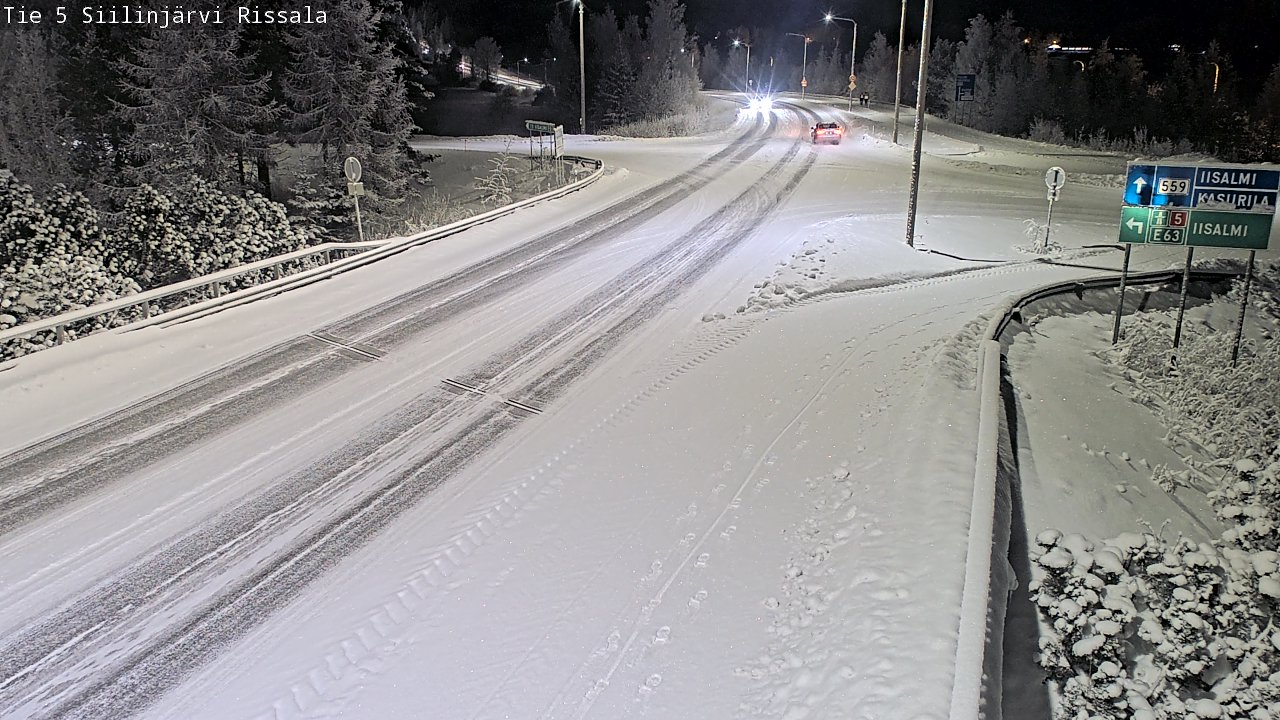 Kelikamerat Kuva Tie 5 Siilinjärvi, Rissala, Siilinjärvi, Pohjois-Savo
