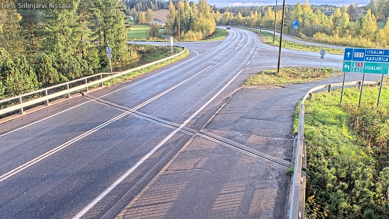 Weather Camera Image Road 5 Siilinjärvi, Rissala, Siilinjärvi, Pohjois-Savo