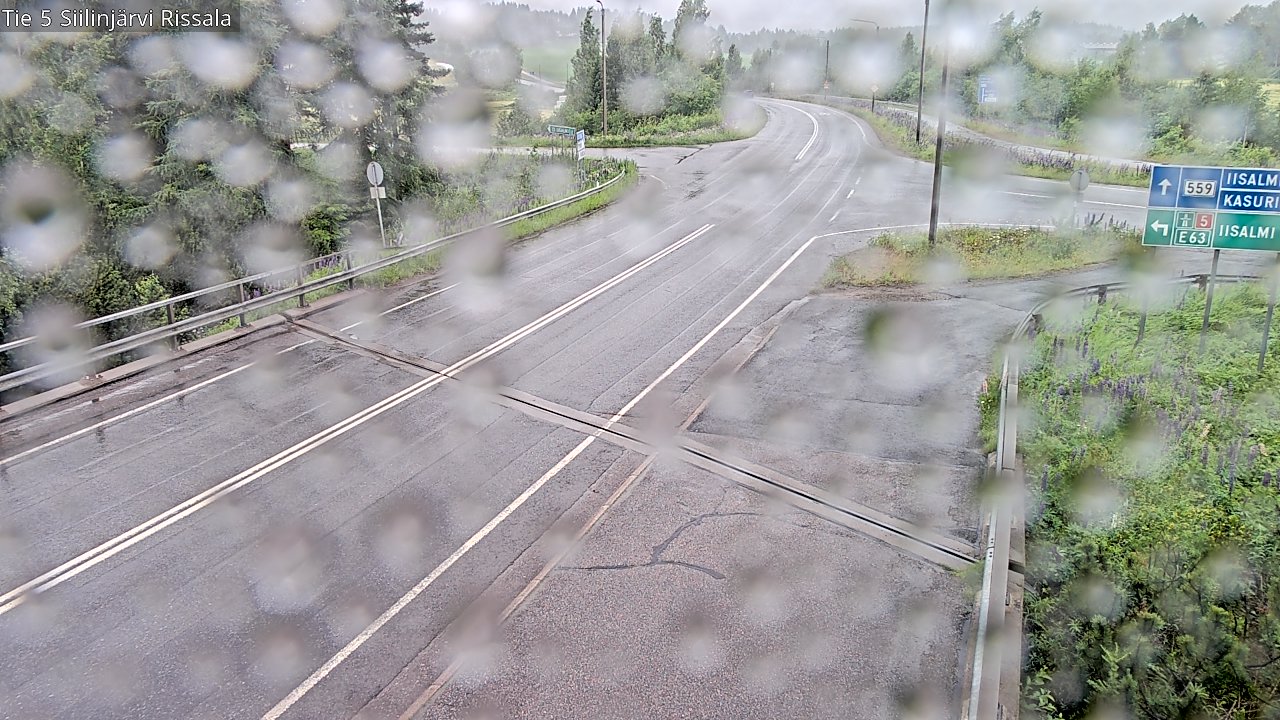 Weather Camera Image Väg 5 Siilinjärvi, Rissala, Siilinjärvi, Pohjois-Savo