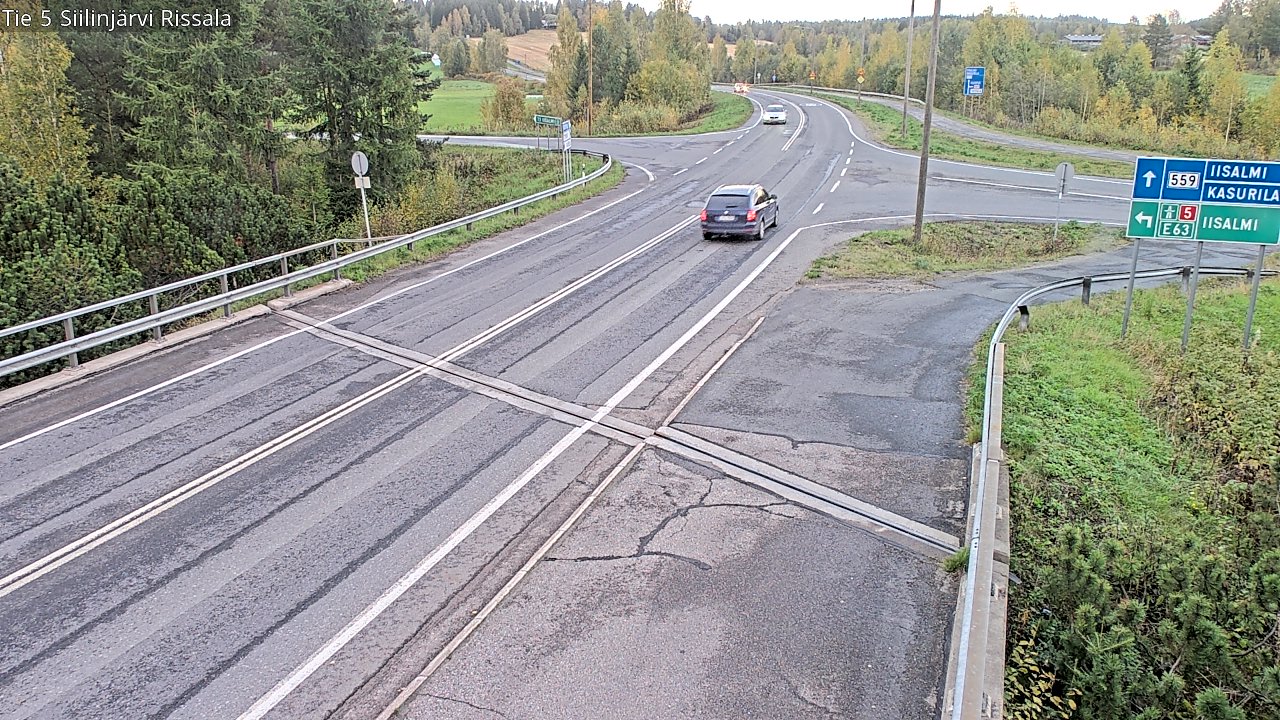 Weather Camera Image Road 5 Siilinjärvi, Rissala, Siilinjärvi, Pohjois-Savo