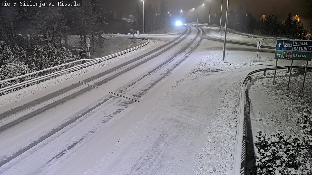 Kelikamerat Kuva Tie 5 Siilinjärvi, Rissala, Siilinjärvi, Pohjois-Savo