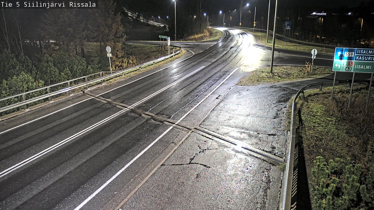 Weather Camera Image Road 5 Siilinjärvi, Rissala, Siilinjärvi, Pohjois-Savo