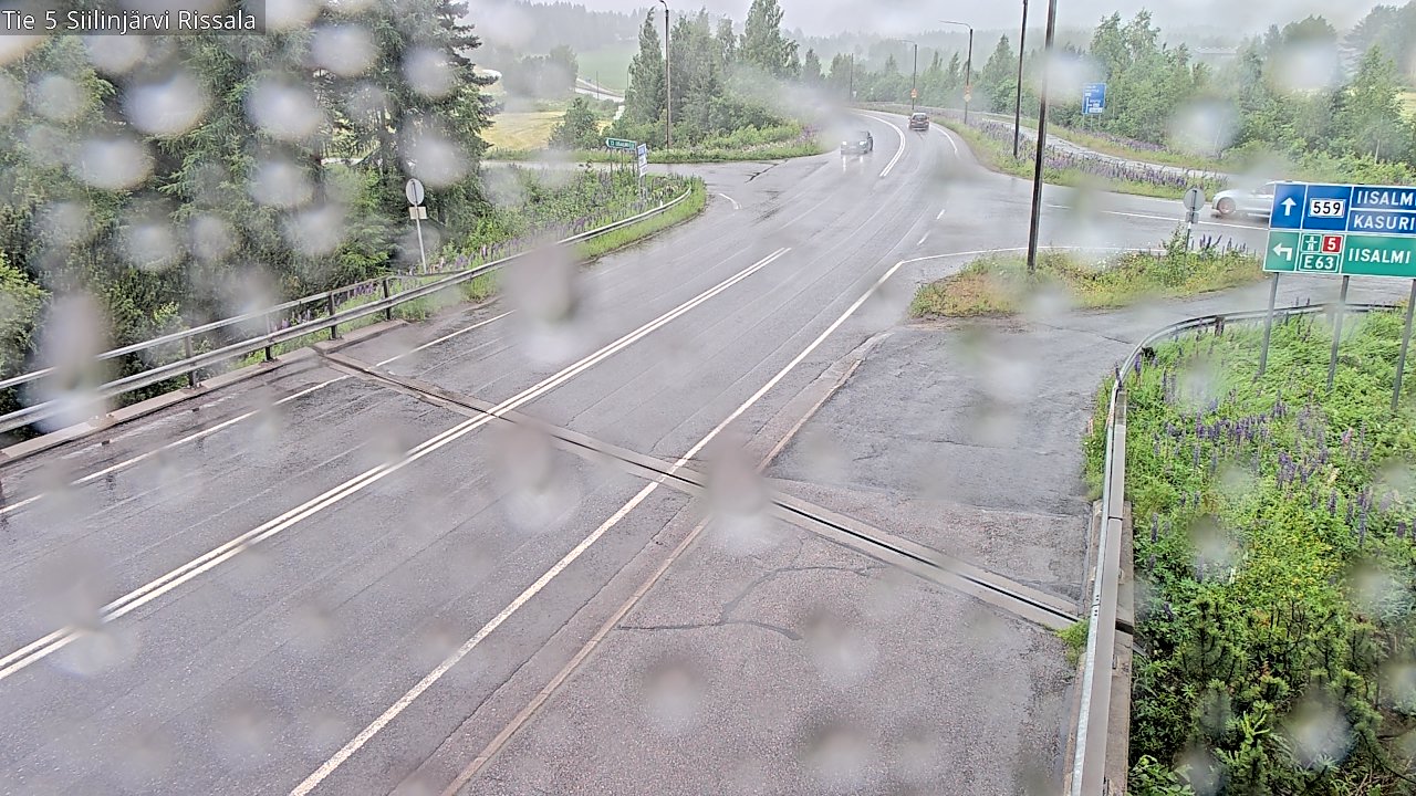 Weather Camera Image Väg 5 Siilinjärvi, Rissala, Siilinjärvi, Pohjois-Savo