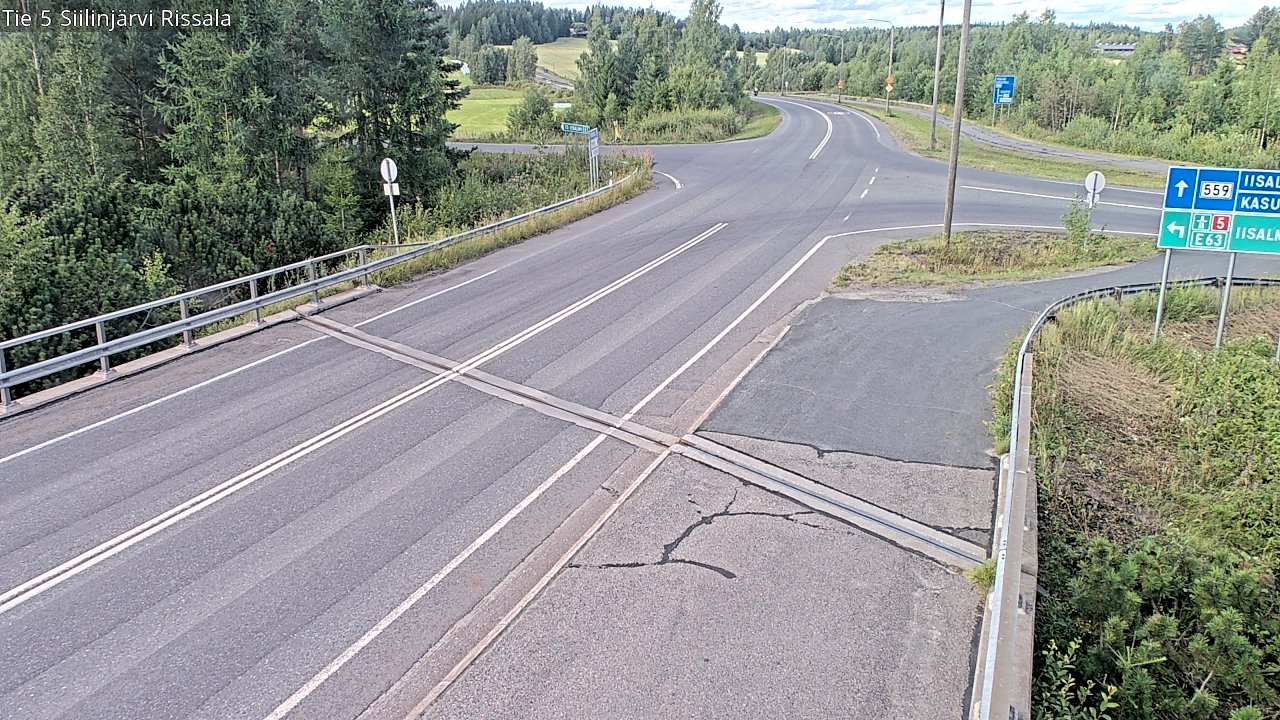 Weather Camera Image Road 5 Siilinjärvi, Rissala, Siilinjärvi, Pohjois-Savo