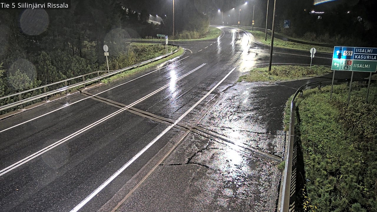 Weather Camera Image Road 5 Siilinjärvi, Rissala, Siilinjärvi, Pohjois-Savo