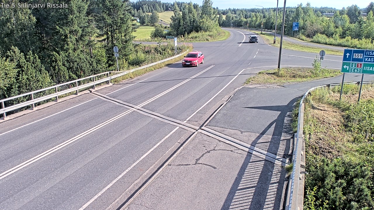 Weather Camera Image Road 5 Siilinjärvi, Rissala, Siilinjärvi, Pohjois-Savo