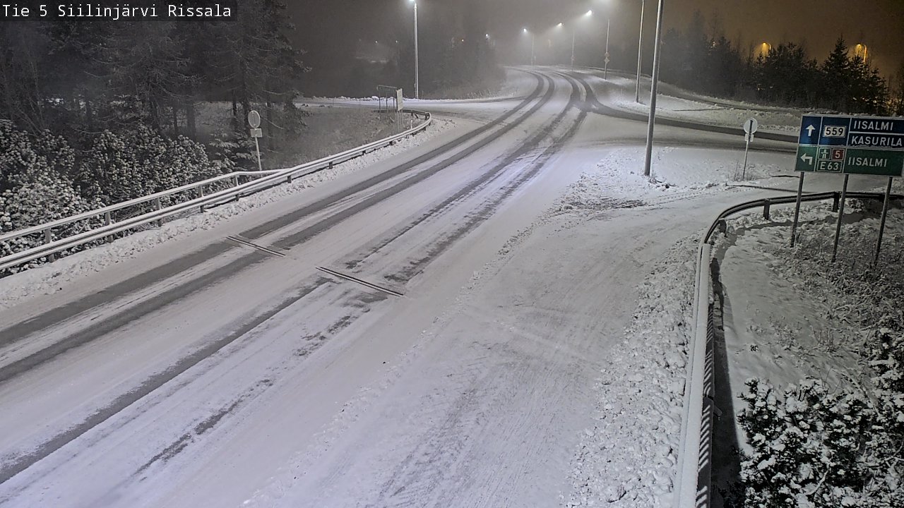 Kelikamerat Kuva Tie 5 Siilinjärvi, Rissala, Siilinjärvi, Pohjois-Savo