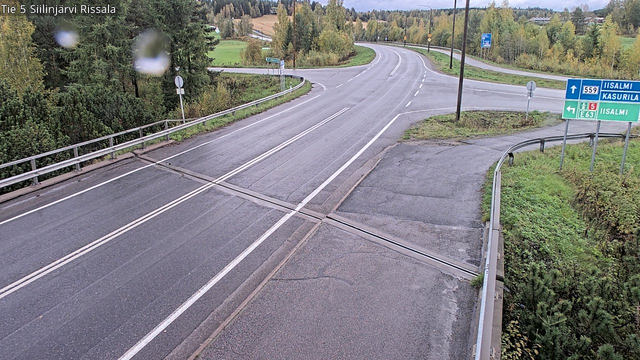 Weather Camera Image Road 5 Siilinjärvi, Rissala, Siilinjärvi, Pohjois-Savo