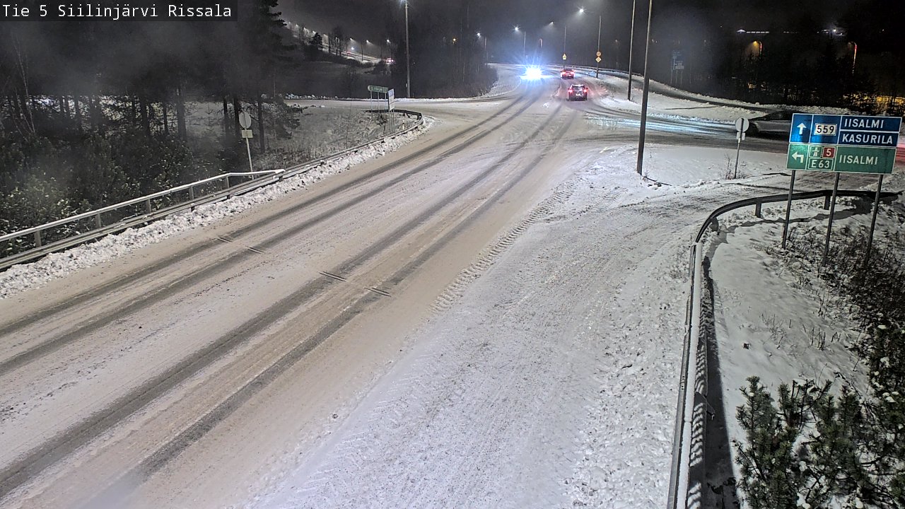 Weather Camera Image Road 5 Siilinjärvi, Rissala, Siilinjärvi, Pohjois-Savo