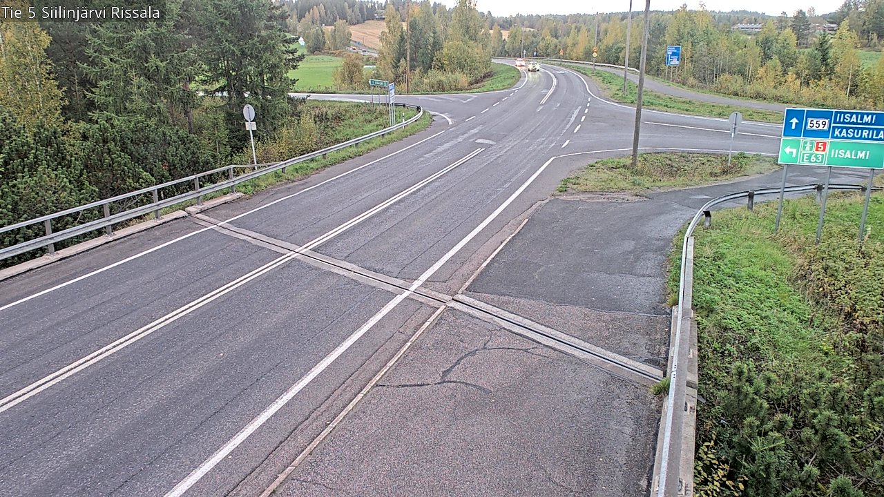 Weather Camera Image Road 5 Siilinjärvi, Rissala, Siilinjärvi, Pohjois-Savo