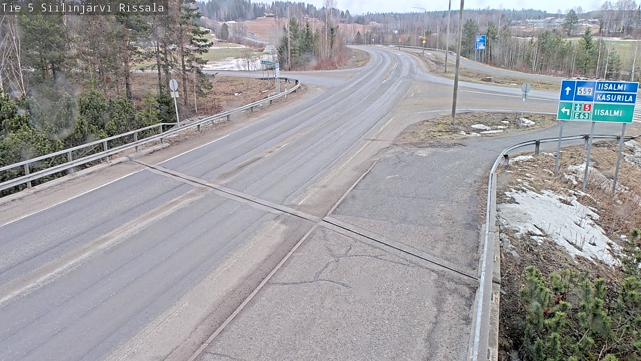 Weather Camera Image Väg 5 Siilinjärvi, Rissala, Siilinjärvi, Pohjois-Savo