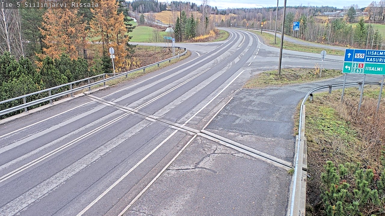 Weather Camera Image Väg 5 Siilinjärvi, Rissala, Siilinjärvi, Pohjois-Savo