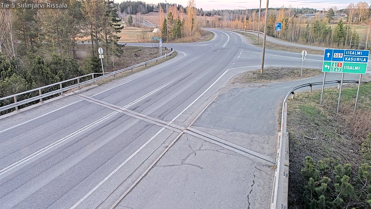 Weather Camera Image Väg 5 Siilinjärvi, Rissala, Siilinjärvi, Pohjois-Savo