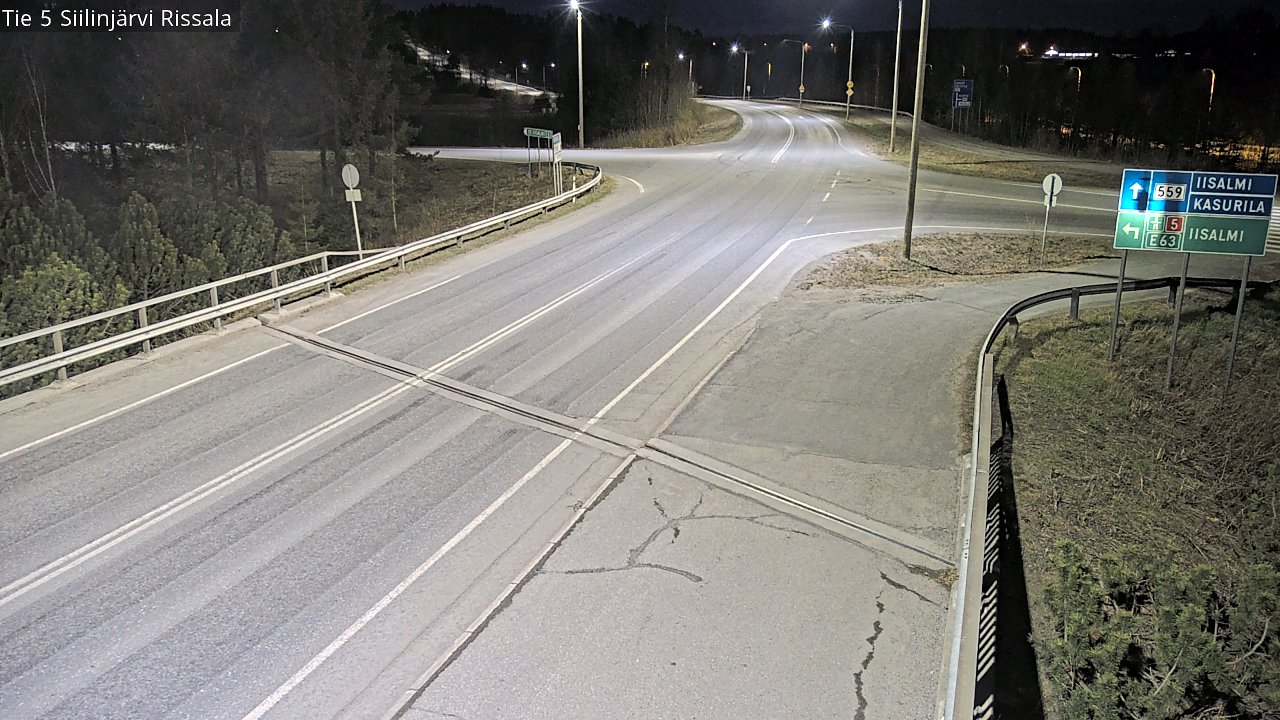 Weather Camera Image Väg 5 Siilinjärvi, Rissala, Siilinjärvi, Pohjois-Savo