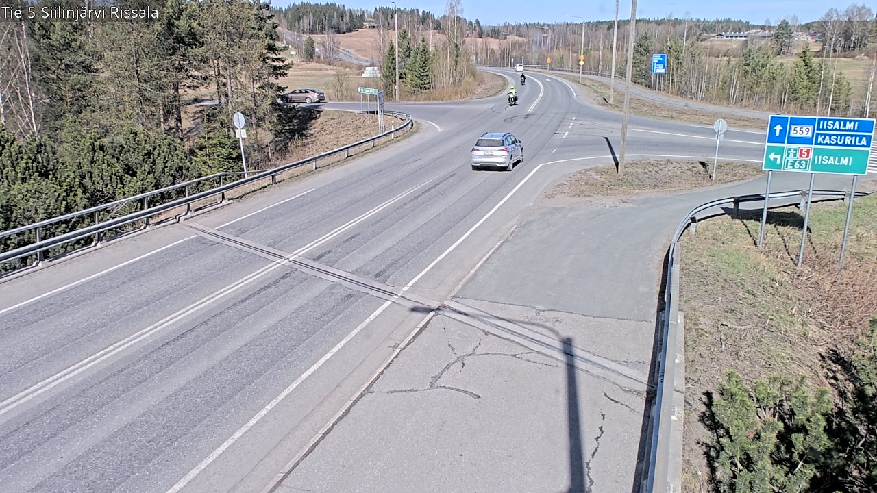 Weather Camera Image Väg 5 Siilinjärvi, Rissala, Siilinjärvi, Pohjois-Savo