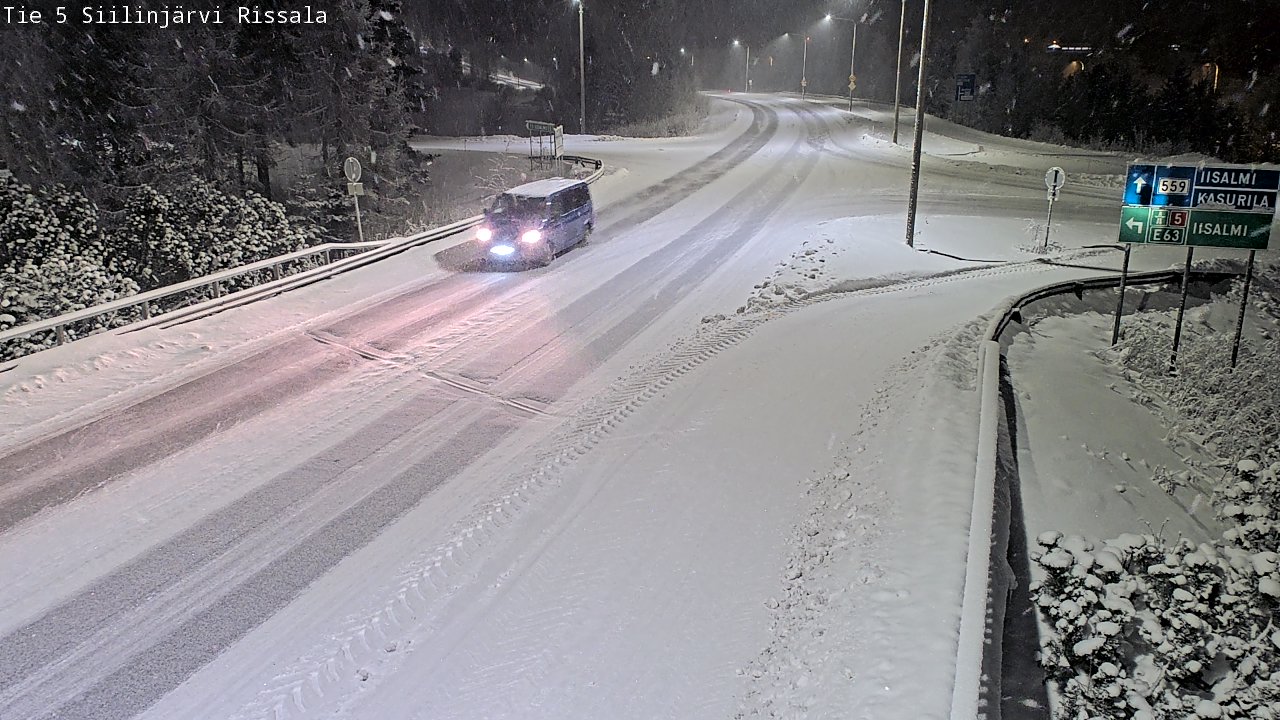 Kelikamerat Kuva Tie 5 Siilinjärvi, Rissala, Siilinjärvi, Pohjois-Savo