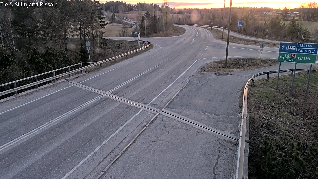 Kelikamerat Kuva Tie 5 Siilinjärvi, Rissala, Siilinjärvi, Pohjois-Savo