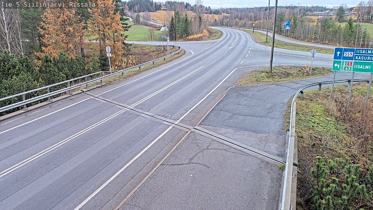 Weather Camera Image Väg 5 Siilinjärvi, Rissala, Siilinjärvi, Pohjois-Savo