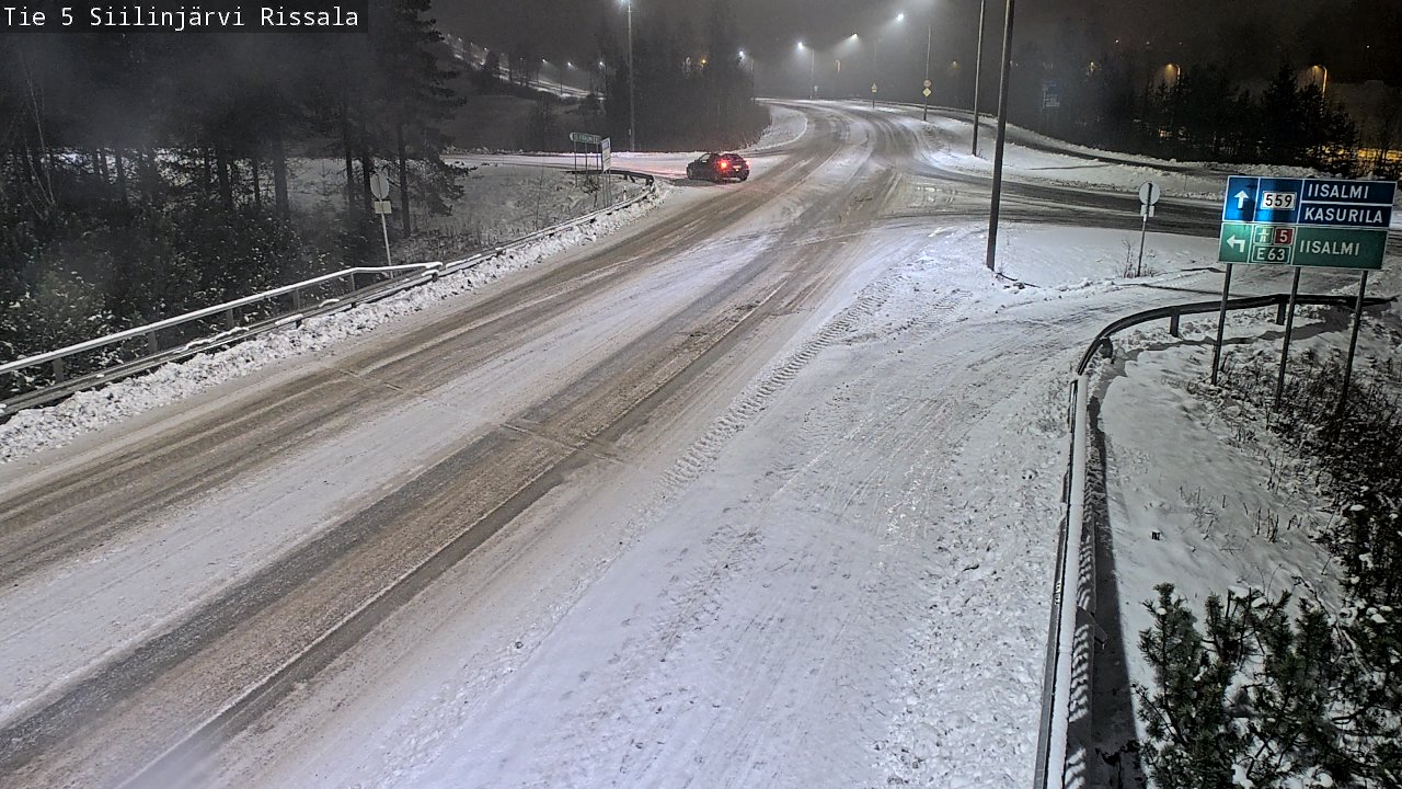 Weather Camera Image Road 5 Siilinjärvi, Rissala, Siilinjärvi, Pohjois-Savo
