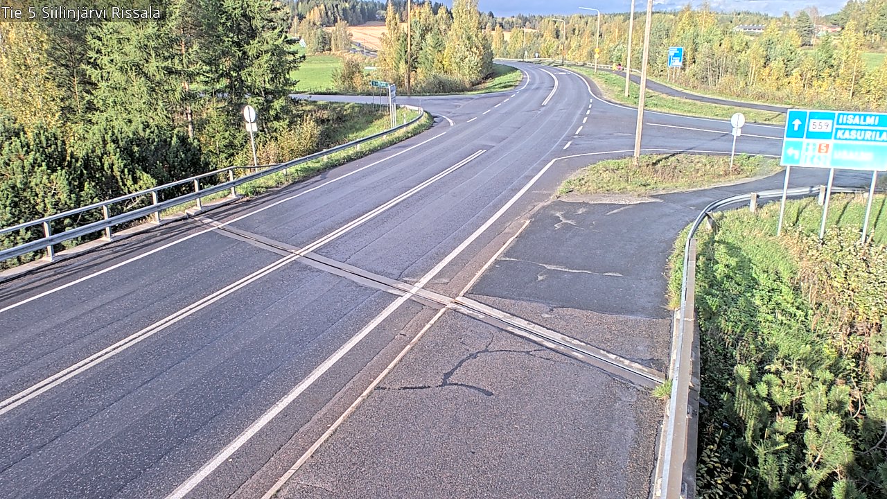 Weather Camera Image Road 5 Siilinjärvi, Rissala, Siilinjärvi, Pohjois-Savo