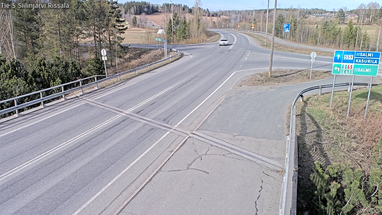Weather Camera Image Väg 5 Siilinjärvi, Rissala, Siilinjärvi, Pohjois-Savo