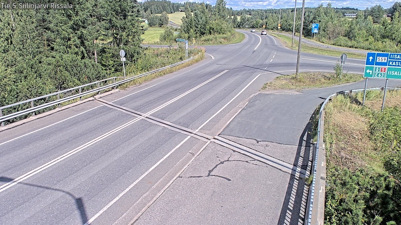 Weather Camera Image Road 5 Siilinjärvi, Rissala, Siilinjärvi, Pohjois-Savo