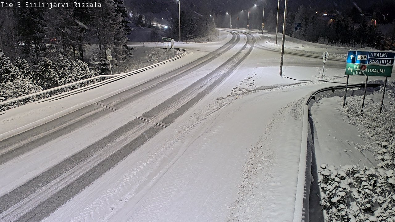 Kelikamerat Kuva Tie 5 Siilinjärvi, Rissala, Siilinjärvi, Pohjois-Savo