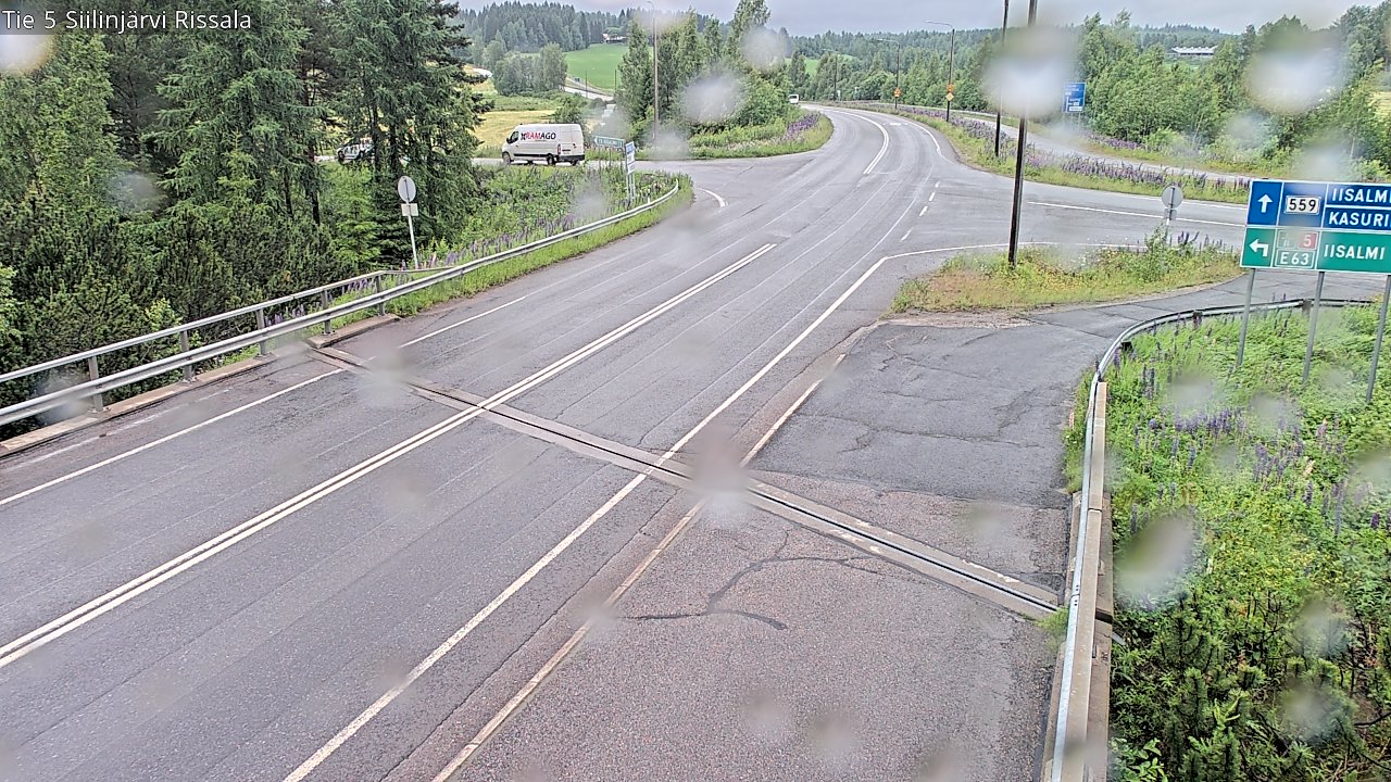 Weather Camera Image Väg 5 Siilinjärvi, Rissala, Siilinjärvi, Pohjois-Savo