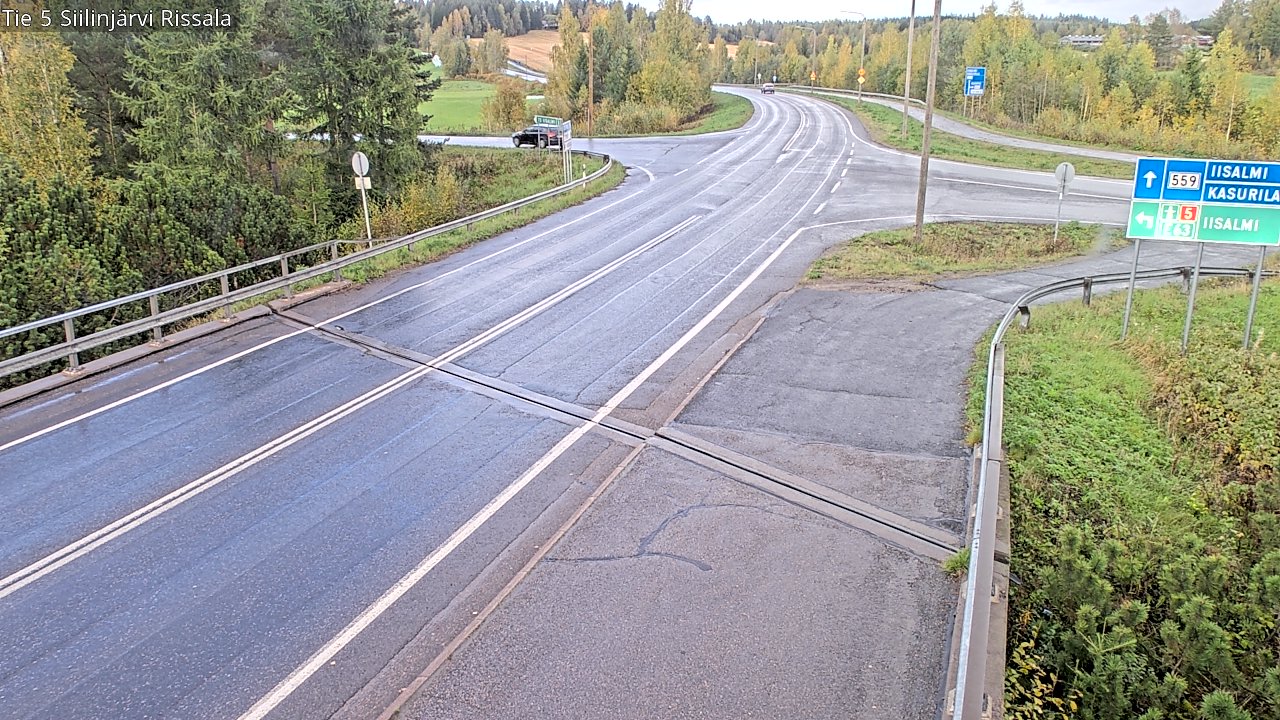 Weather Camera Image Road 5 Siilinjärvi, Rissala, Siilinjärvi, Pohjois-Savo