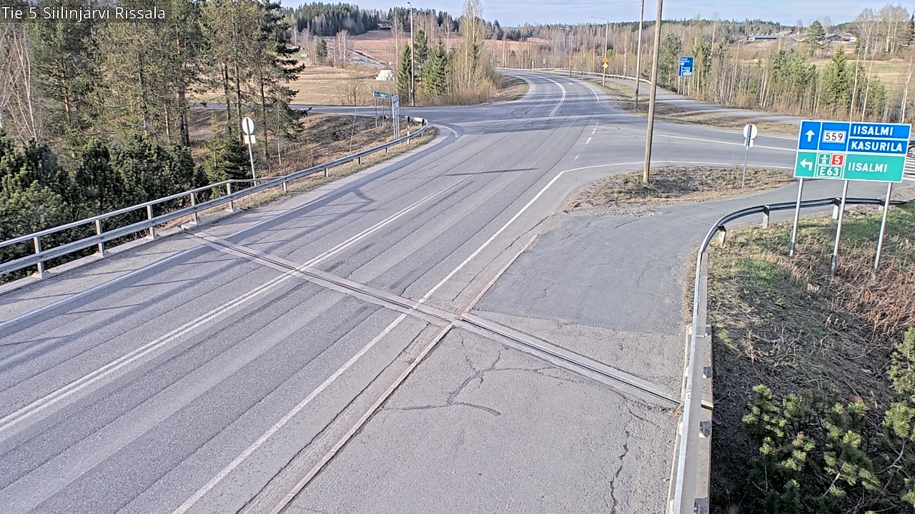 Weather Camera Image Väg 5 Siilinjärvi, Rissala, Siilinjärvi, Pohjois-Savo
