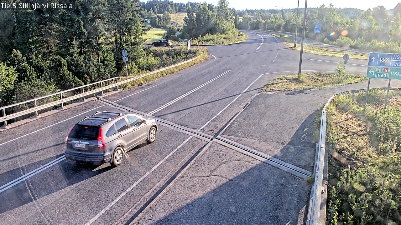 Weather Camera Image Road 5 Siilinjärvi, Rissala, Siilinjärvi, Pohjois-Savo