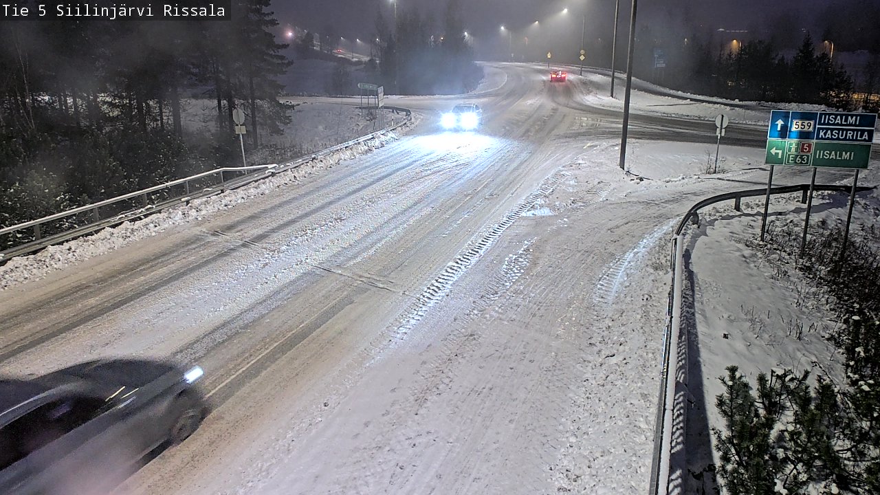 Weather Camera Image Road 5 Siilinjärvi, Rissala, Siilinjärvi, Pohjois-Savo