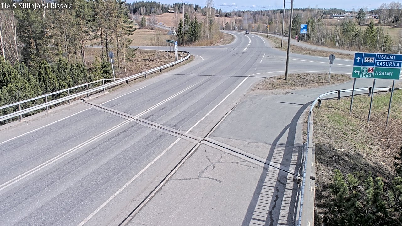 Weather Camera Image Väg 5 Siilinjärvi, Rissala, Siilinjärvi, Pohjois-Savo