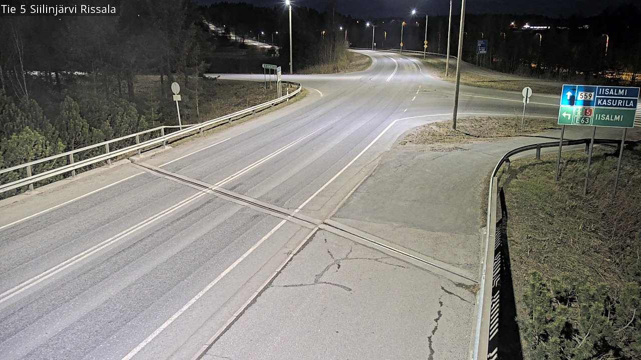 Weather Camera Image Väg 5 Siilinjärvi, Rissala, Siilinjärvi, Pohjois-Savo