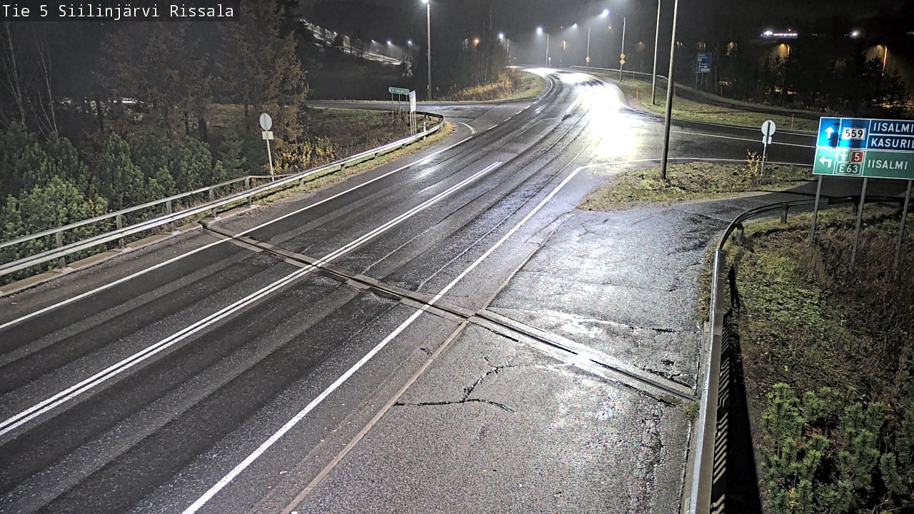 Weather Camera Image Road 5 Siilinjärvi, Rissala, Siilinjärvi, Pohjois-Savo