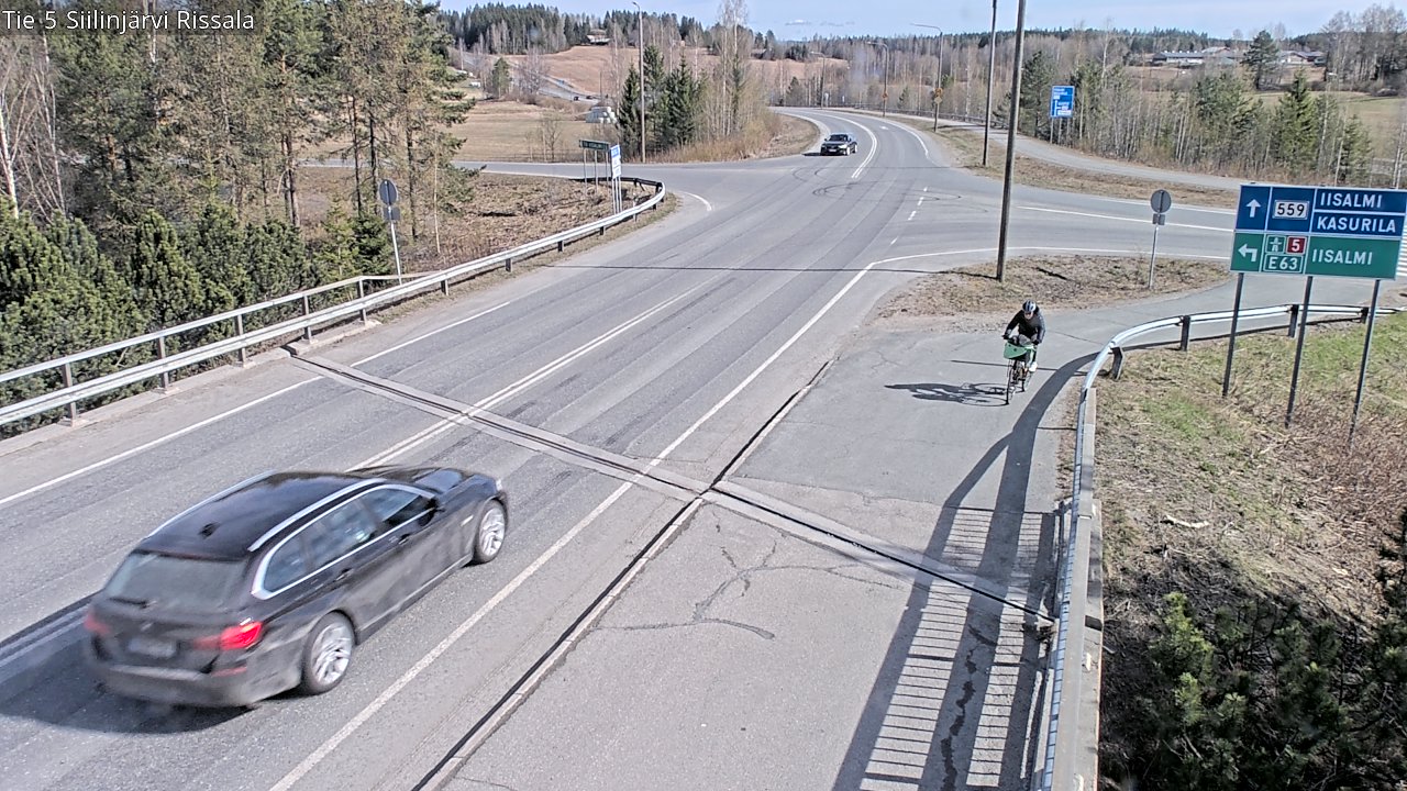Weather Camera Image Väg 5 Siilinjärvi, Rissala, Siilinjärvi, Pohjois-Savo